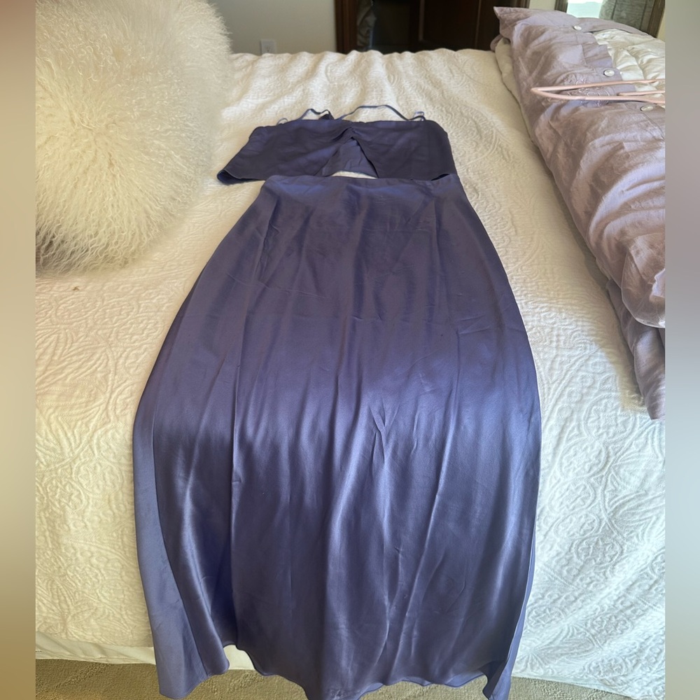 Reformation Beba silk two piece halter midi - Picture 4 of 8